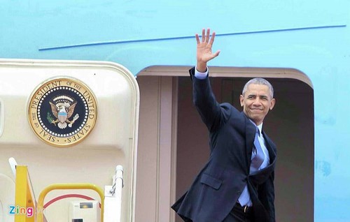 Finaliza Barack Obama su visita oficial en Vietnam - ảnh 1