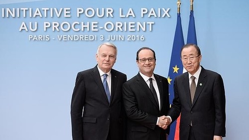 Francia pide coraje a israelíes y palestinos en la promoción de la paz - ảnh 1