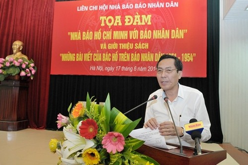 Celebran seminario “El periodista Ho Chi Minh con el diario Nhan Dan” - ảnh 1