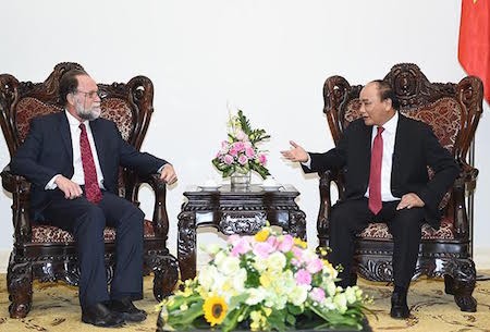 Primer ministro de Vietnam recibe a profesor de Universidad de Harvard - ảnh 1