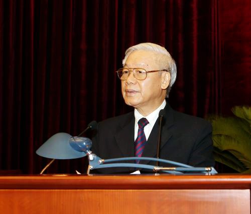 Clausuran tercer pleno del Comité Central del Partido Comunista de Vietnam - ảnh 1