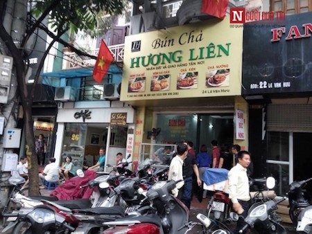 Bun cha Obama, plato especial de Hanoi - ảnh 1