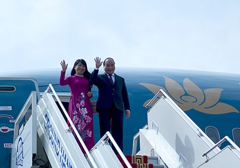 Premier vietnamita inicia visita oficial a Mongolia - ảnh 1