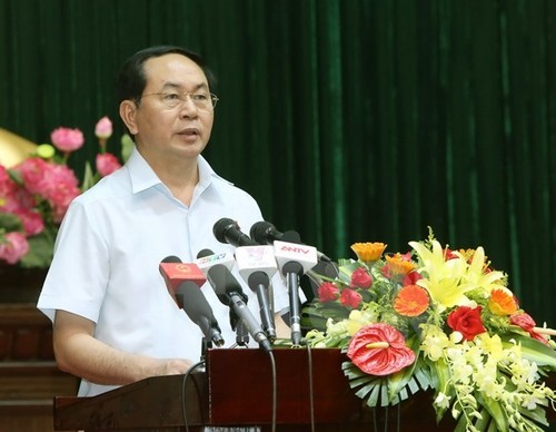 Dialoga presidente vietnamita con electores de Ciudad Ho Chi Minh - ảnh 1