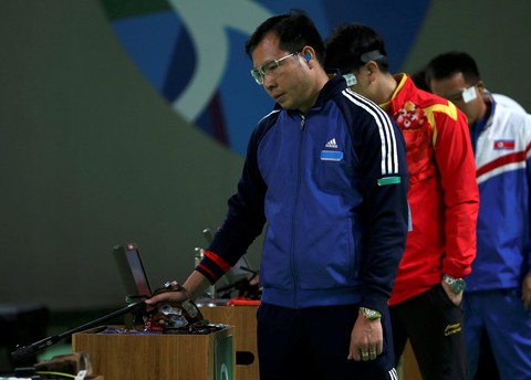 Hoang Xuan Vinh, ganador de la primera medalla olímpica de oro en la historia de Vietnam - ảnh 3
