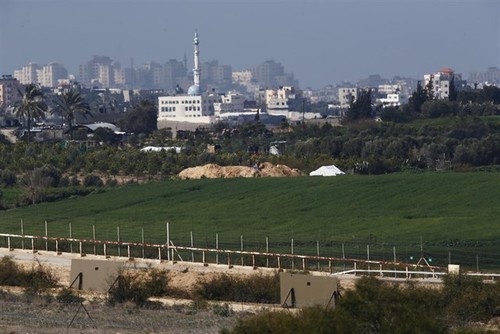 Israel inicia construcción de barrera subterránea en frontera con Franja de Gaza - ảnh 1