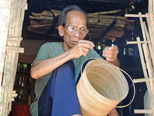 La cestería y la técnica artesanal particular de los K’ho - ảnh 2