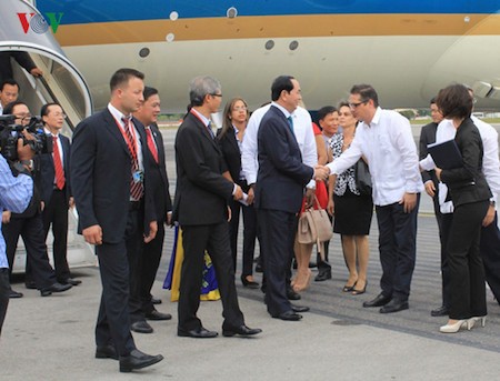 Presidente vietnamita Tran Dai Quang en visita en Cuba   - ảnh 1