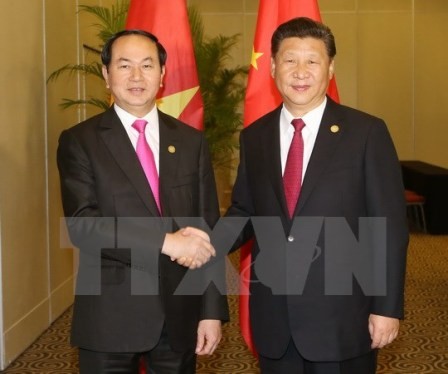 Presidente vietnamita reunido con dirigentes de países de APEC - ảnh 1