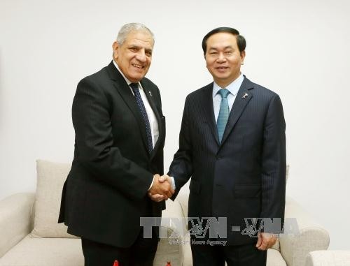 Presidente vietnamita realiza encuentros bilaterales con líderes en Cumbre de la Francofonía - ảnh 1