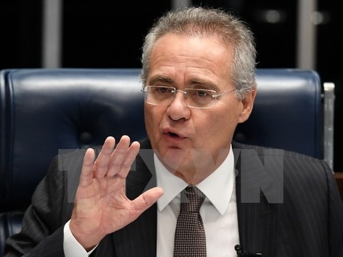 Acusan al presidente del Senado brasileño por su implicación en escándalo de Petrobras  - ảnh 1