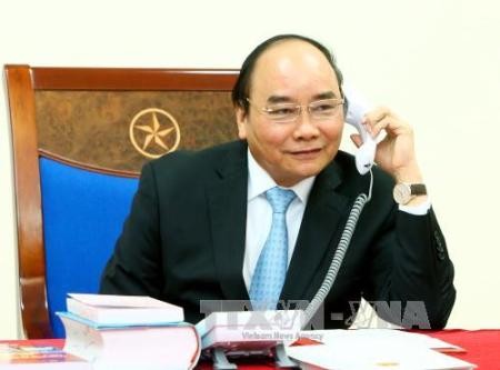 Primer ministro vietnamita dialoga con presidente electo de Estados Unidos  - ảnh 1
