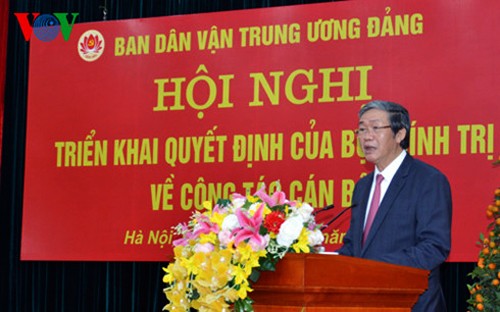 Nuevos criterios del Partido Comunista de Vietnam en consolidación del personal - ảnh 2