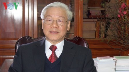 Dirigente partidista de Vietnam urge a cumplir tareas del país con consenso popular - ảnh 1
