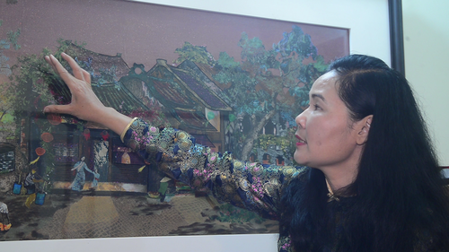 Tran Thanh Thuc y su amor por las pinturas de tela - ảnh 4