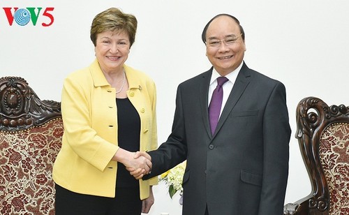 Recibe premier vietnamita a directora general del Banco Mundial - ảnh 1