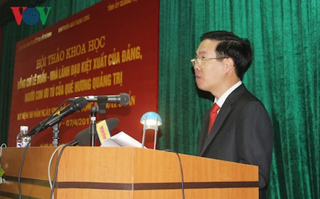 Honran al ex líder partidista Le Duan  - ảnh 1