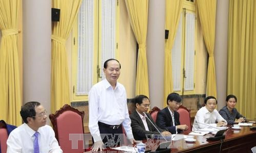 El presidente vietnamita urge a garantizar la máxima seguridad de la Semana de alto nivel del APEC - ảnh 1