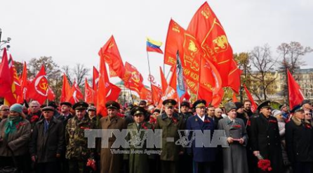 Siguen celebrando el centenario aniversario de la Revolución de Octubre en Rusia - ảnh 1