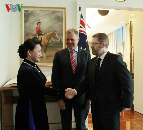 Líderes parlamentarios de Vietnam y Australia dialogan sobre las relaciones binacionales - ảnh 1