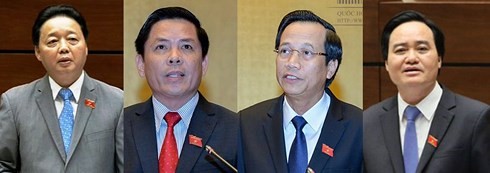 Cuatro ministros comparecerán en sesiones parlamentarias de interpelación de Vietnam - ảnh 1