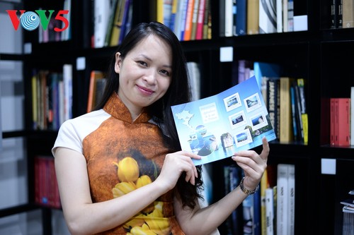 Una joven vietnamita y su iniciativa de presentar el mar y las islas patrias en el exterior - ảnh 1