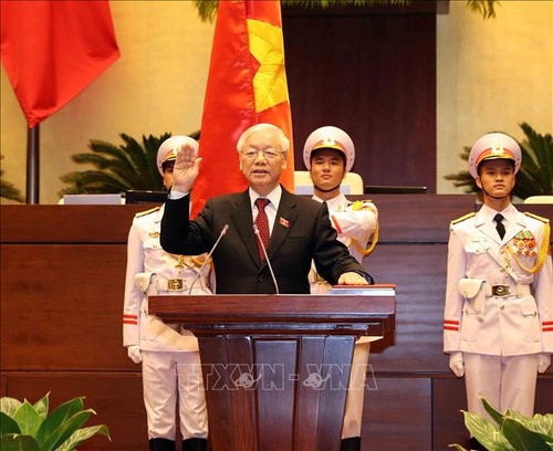 Líderes mundiales felicitan al secretario general del Partido Comunista y presidente de Vietnam - ảnh 1