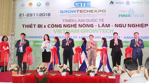 Abierta en Hanói Feria Internacional Vietnam Growtech 2018 - ảnh 1