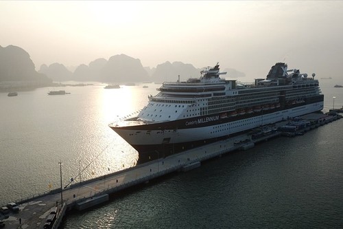 Puerto turístico de Ha Long recibe primer crucero internacional - ảnh 1