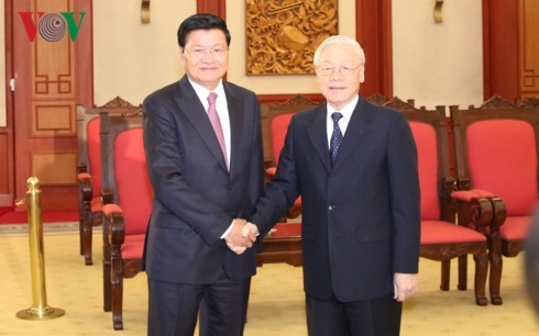 Presidente vietnamita por ágil concreción de acuerdos con Laos - ảnh 1