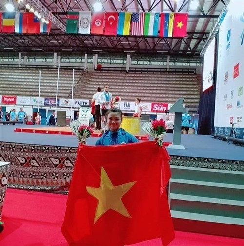 Atletas vietnamitas ganan tres medallas de oro en Campeonato Mundial Juvenil - ảnh 1