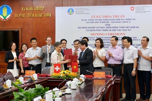 Suiza apoya a Vietnam en la aplicación de la teledetección en la agricultura - ảnh 1