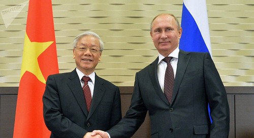 Presidente ruso felicita al máximo líder de Vietnam con motivo del Año Nuevo - ảnh 1