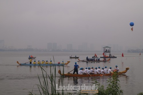 Hanói celebrará en febrero Festival de Regata de embarcaciones del dragón - ảnh 1