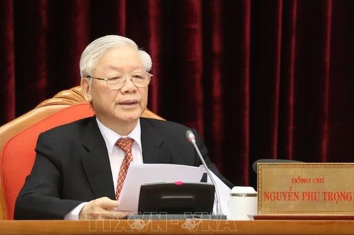 Culmina XII Pleno del Comité Central del Partido Comunista de Vietnam - ảnh 1