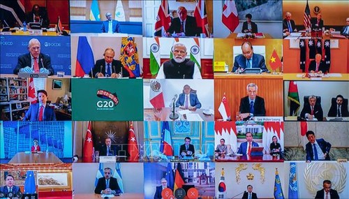 G20 promete hacer todo lo posible para aminorar los riesgos de un declive económico mundial - ảnh 1