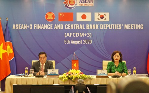 En Hanói conferencia de subministros de Finanzas y vicegobernadores de Bancos Centrales de la Asean y socios - ảnh 1