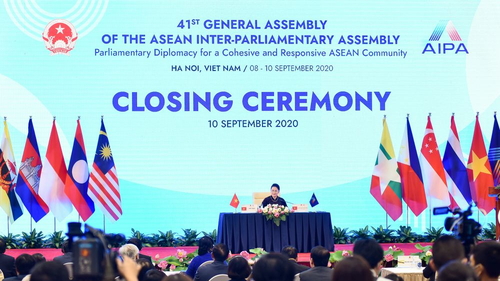 Concluye la 41 reunión de la Asamblea Interparlamentaria de la Asean - ảnh 1