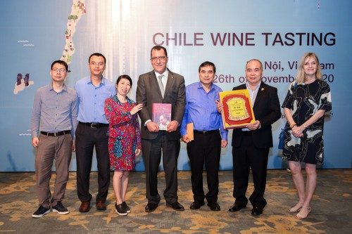 Embajada chilena reconoce aportes de sumiller vietnamita a la difusión de vinos  - ảnh 2