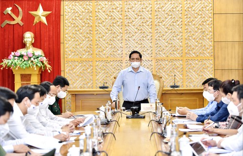 Primer ministro Pham Minh Chinh en Bac Giang y Bac Ninh - ảnh 1