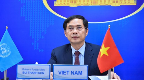 Canciller vietnamita pide tomar medidas globales para la ciberseguridad - ảnh 1