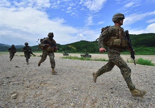Estados Unidos descarta plan de retirar fuerzas militares de Corea del Sur y Europa - ảnh 1