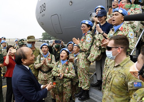 La participación de los cascos azules de Vietnam en misiones internacionales, prueba vívida de su política de paz - ảnh 2