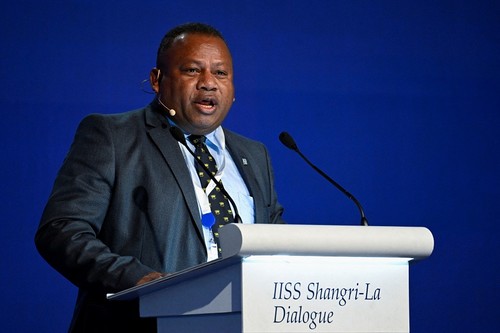 Diálogo de Shangri-La 2022: Fiji alerta sobre las amenazas del cambio climático - ảnh 1