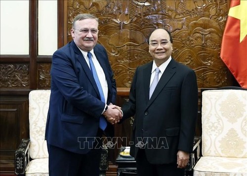 Presidente vietnamita recibe al embajador de Hungría - ảnh 1