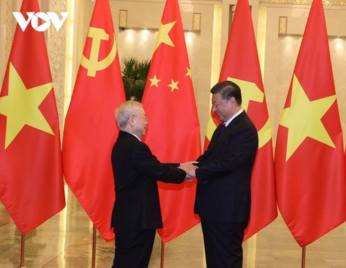 Máximo dirigente vietnamita envía mensaje de agradecimiento a Xi Jinping tras terminar su visita oficial a China - ảnh 1