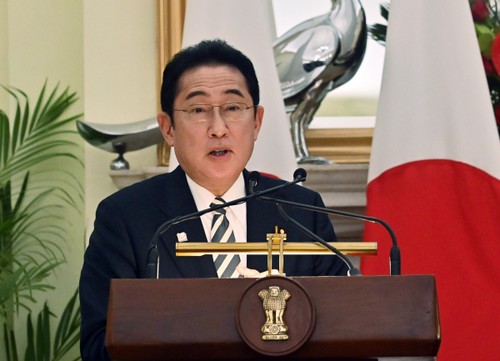 Primer ministro de Japón resalta visión del Indo-Pacífico libre y abierto en visita a la India - ảnh 1