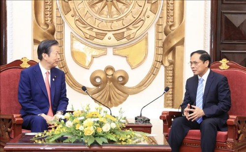 Canciller vietnamita se reúne con líder del Partido Komeito de Japón - ảnh 1
