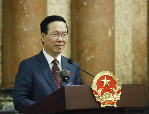 Presidente vietnamita recibe a delegación del Movimiento Internacional de la Cruz Roja y de la Media Luna Roja - ảnh 1