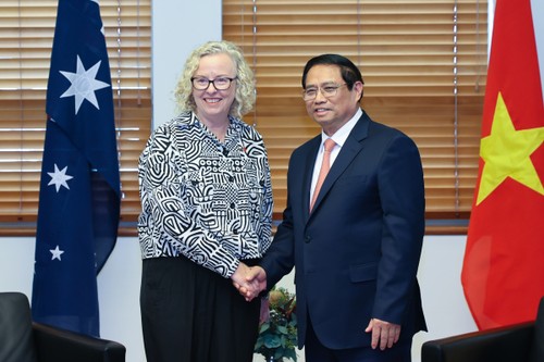 Primer Ministro vietnamita se reúne con dirigentes de Australia - ảnh 1